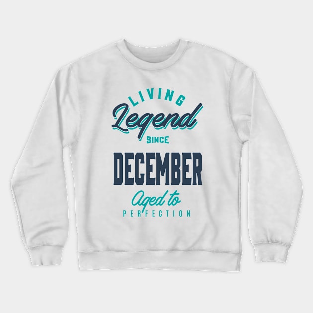 Born in December Crewneck Sweatshirt by C_ceconello